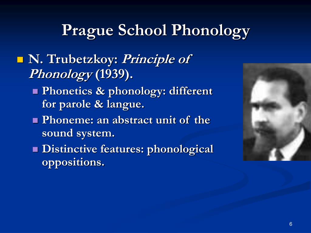 Main phonological schools