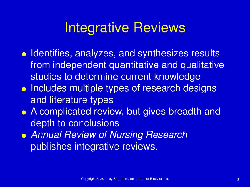 integrative literature review definition
