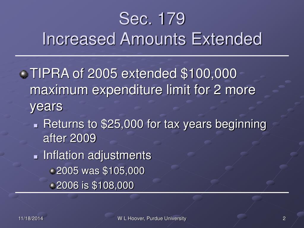 PPT Section 179 Expensing PowerPoint Presentation, free download ID