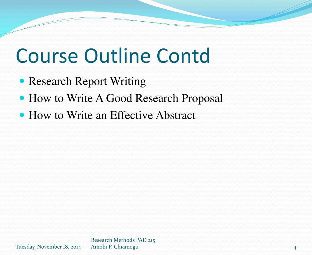 PPT RESEARCH METHODS PAD 215 PowerPoint Presentation