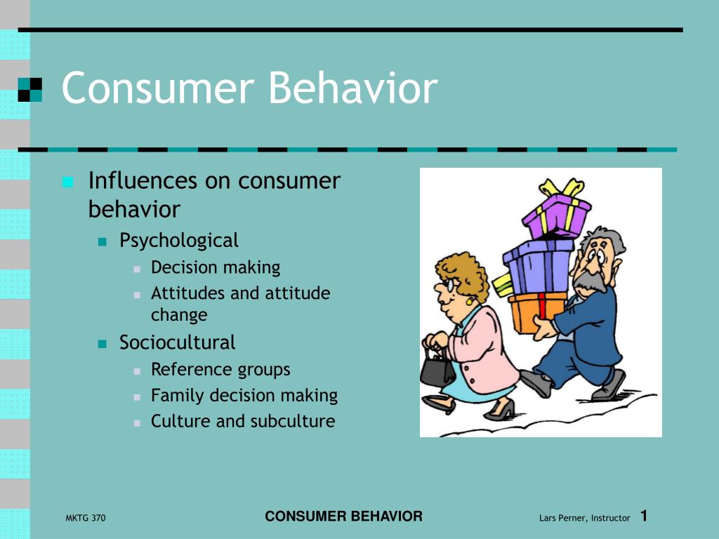 consumer behavior presentation research