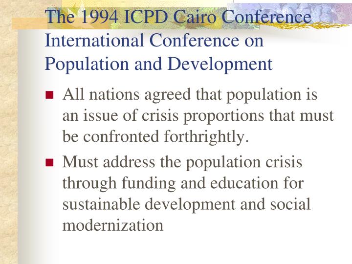 addressing the population crisis addressing the population crisis