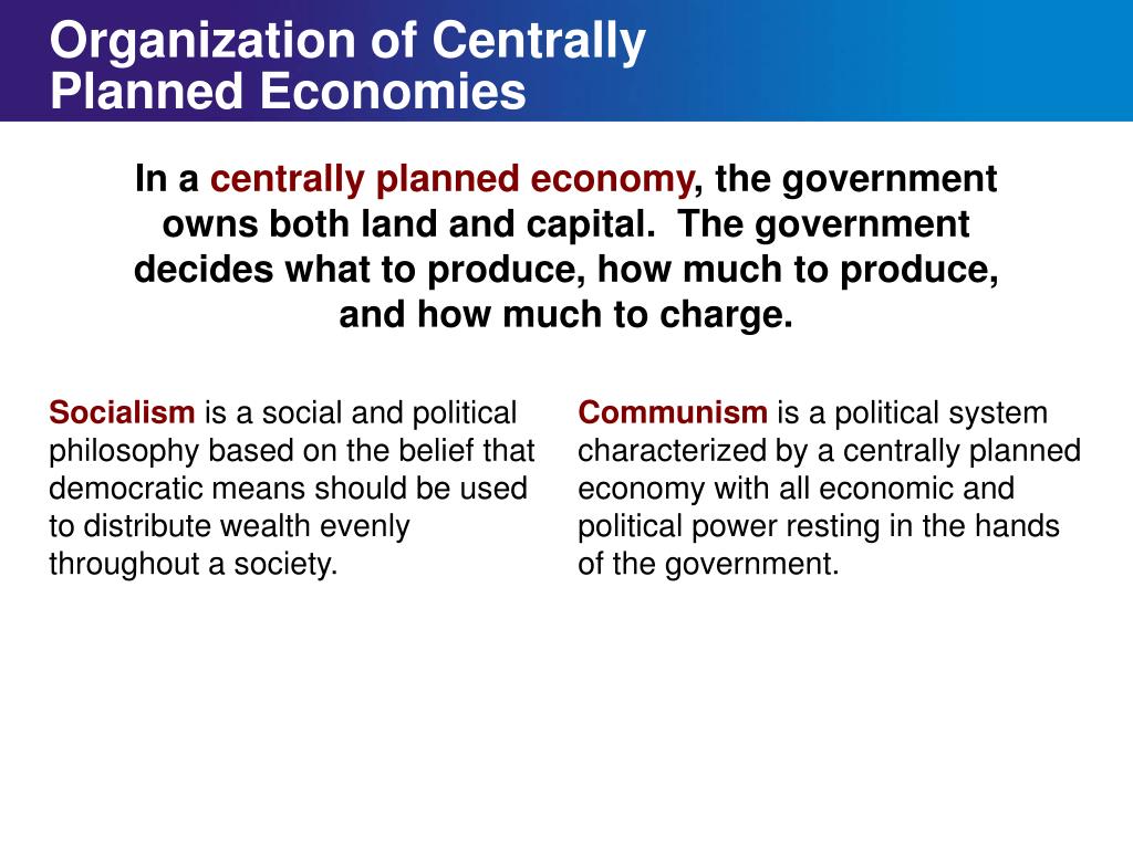 Central planning