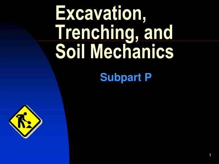 excavation trenching and soil mechanics n.