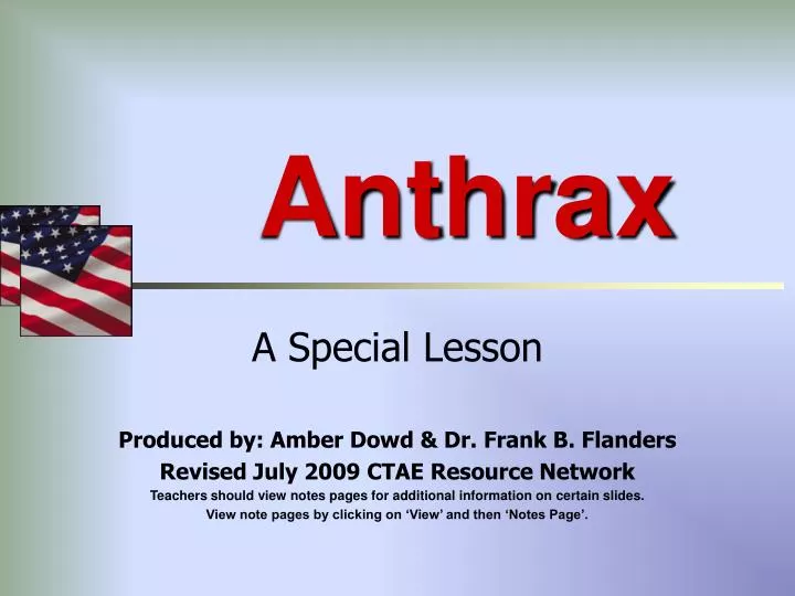 anthrax n.