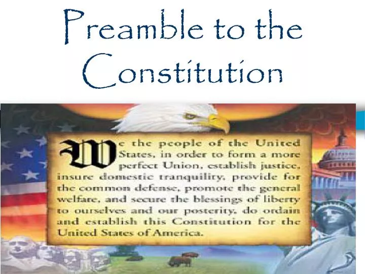 preamble of the constitution essay