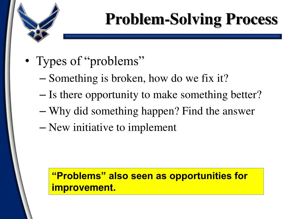 8 steps problem solving ppt