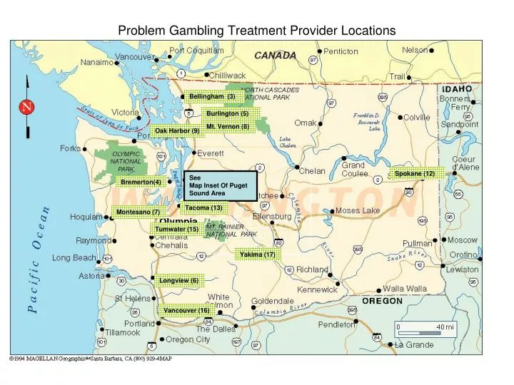 problem gambling treatment provider locations n.