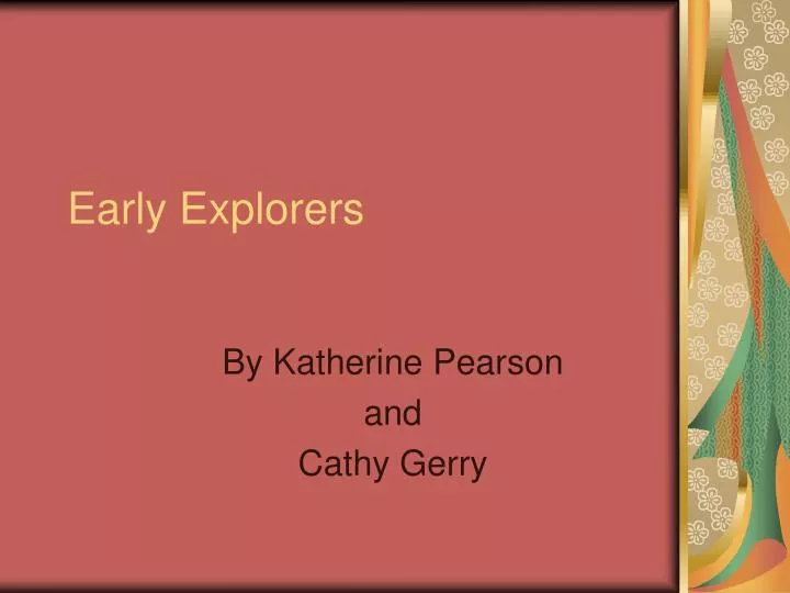 early explorers n.
