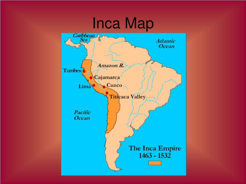 Inca Maya Aztec Map