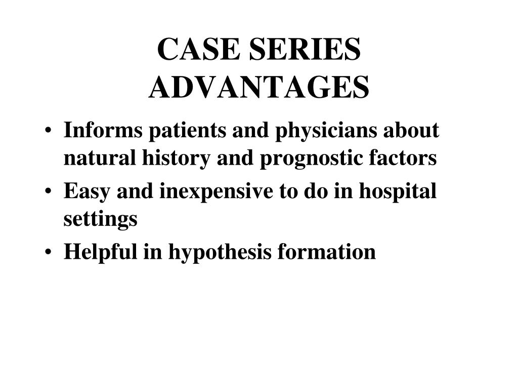 what is case series study design
