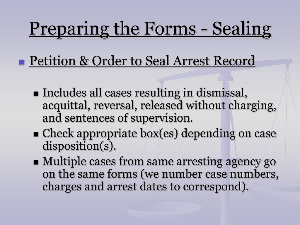 PPT Expungement and Sealing of Adult Criminal Records PowerPoint Presentation ID6796207