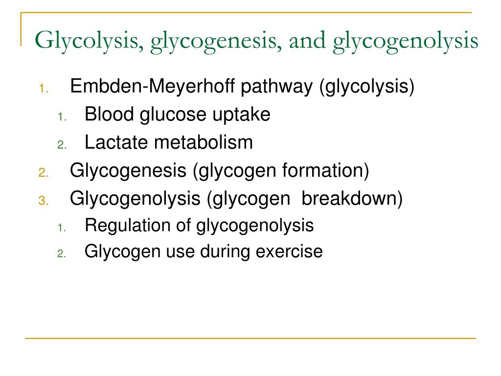 ppt glycolysis glycogenesis and glycogenolysis powerpoint glycogenolysis