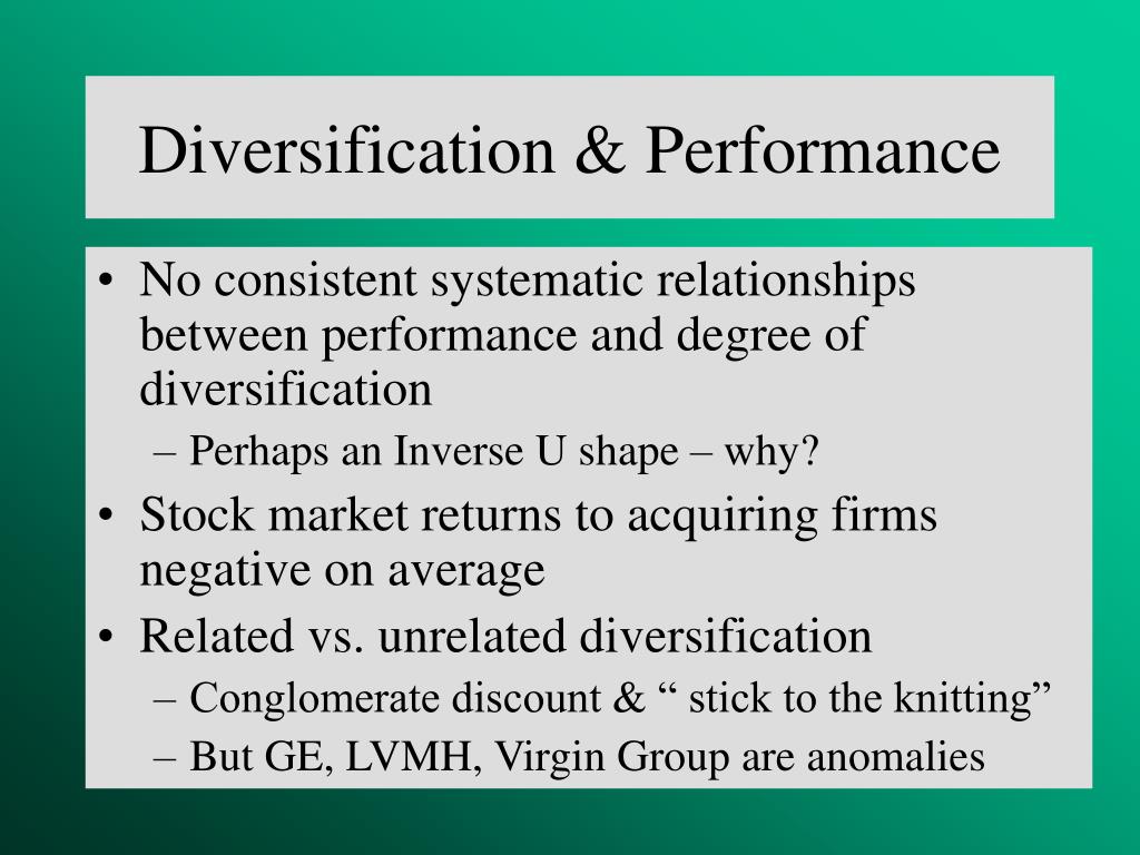 PPT - Diversification Strategy PowerPoint Presentation - ID:6796939