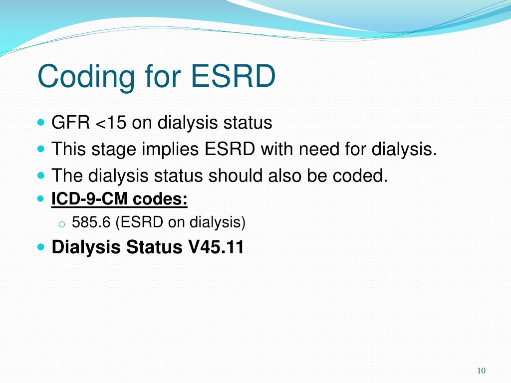 icd 10 code for renal failure acute on chronic