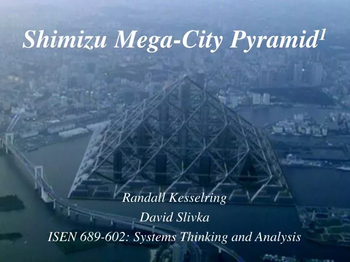 ppt shimizu mega city pyramid 1 powerpoint presentation ppt pyramid
