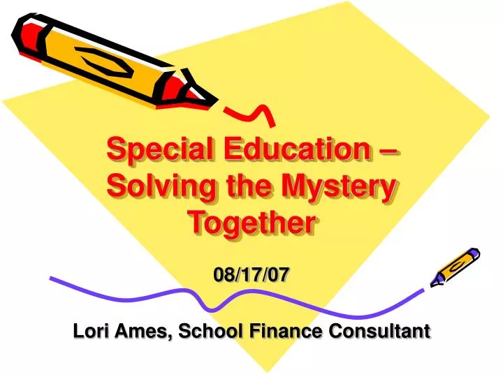 special education solving the mystery together n.