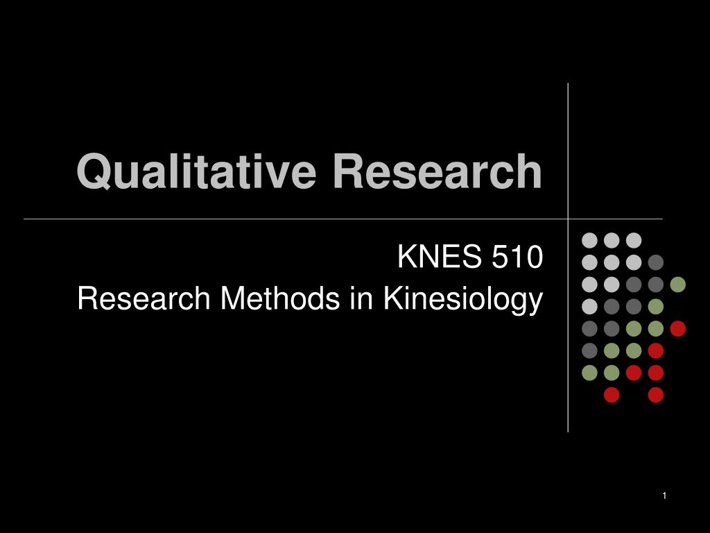 qualitative research in kinesiology