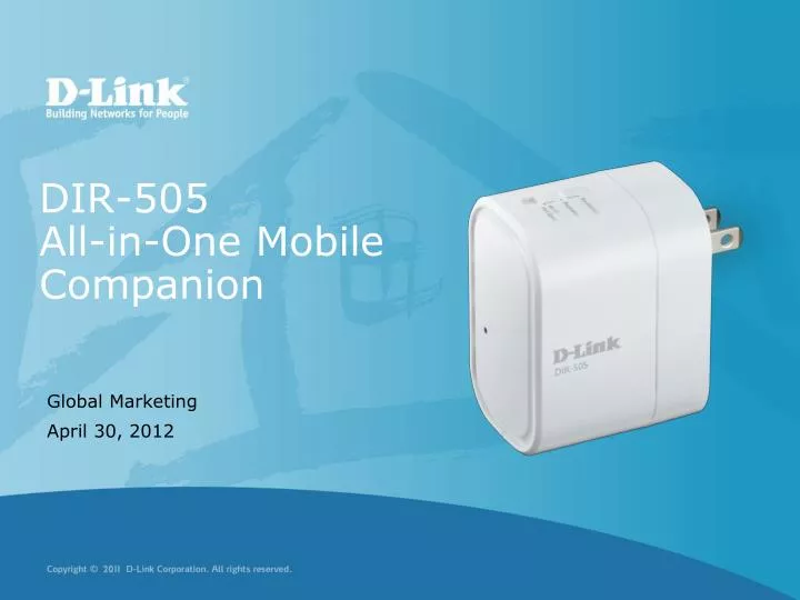 dir 505 all in one mobile companion n.