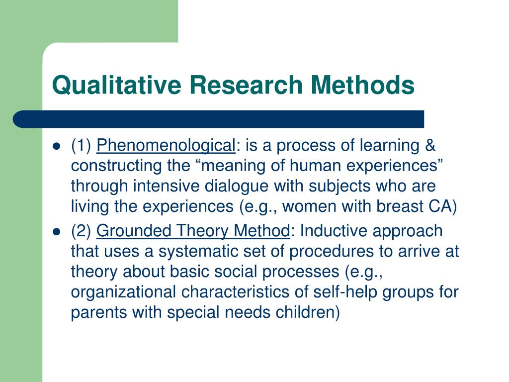 qualitative research studies in nursing