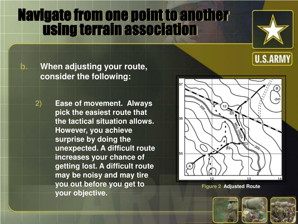 PPT - NAVIGATE FROM ONE POINT ON THE GROUND TO ANOTHER POINT WHILE DISMOUNTED PowerPoint 