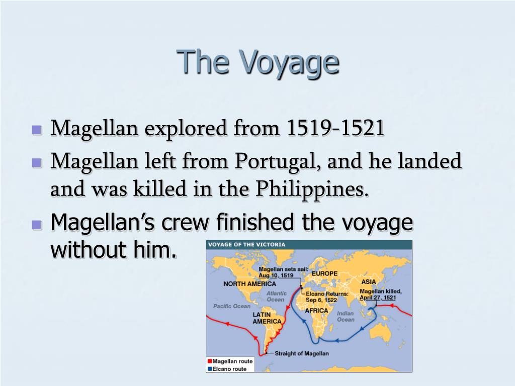 magellan's voyage around the world ppt
