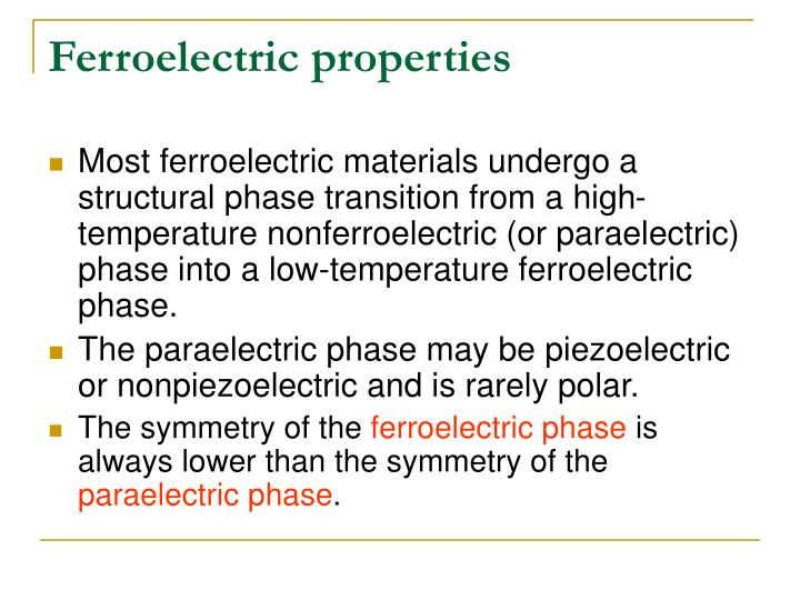 PPT Ferroelectric Ceramics PowerPoint Presentation ID6798073