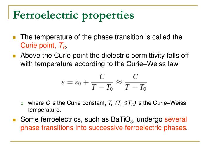 PPT Ferroelectric Ceramics PowerPoint Presentation ID6798073