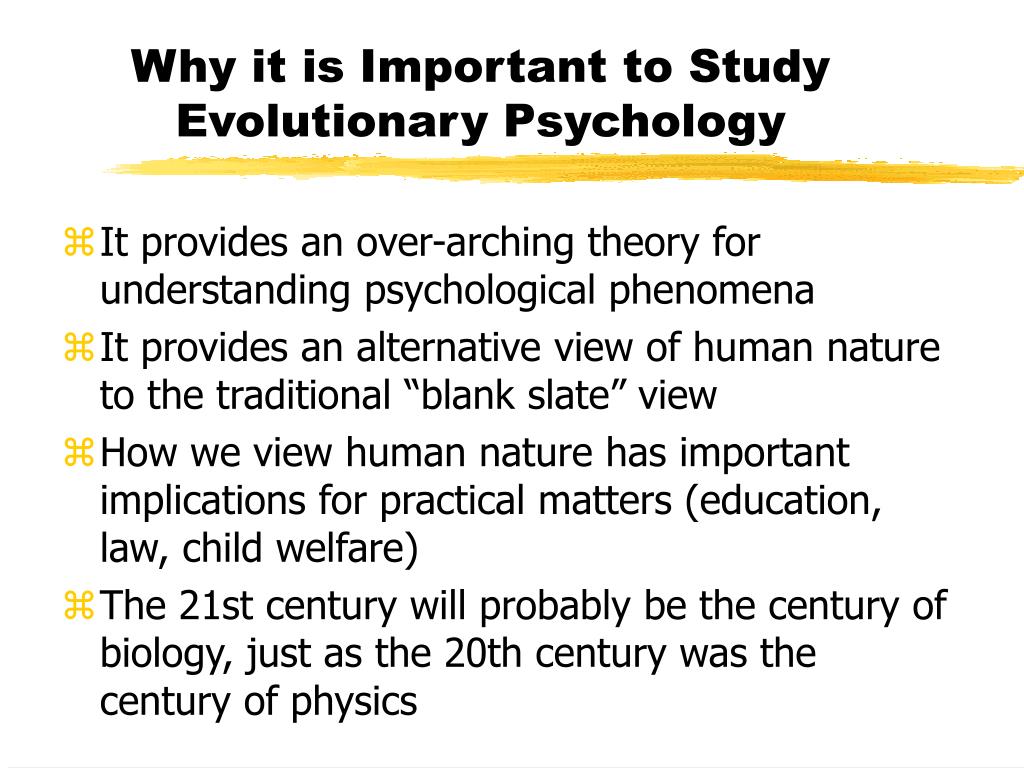 essay topics for evolutionary psychology