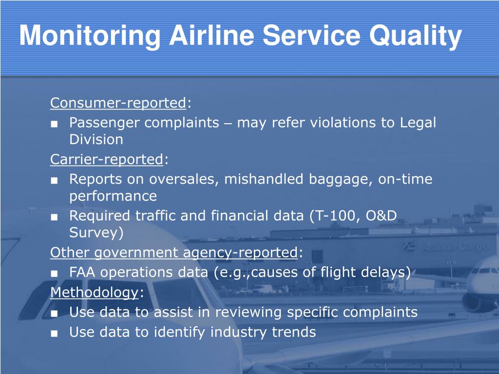 PPT Consumer Protection of Air Travelers in the USA PowerPoint