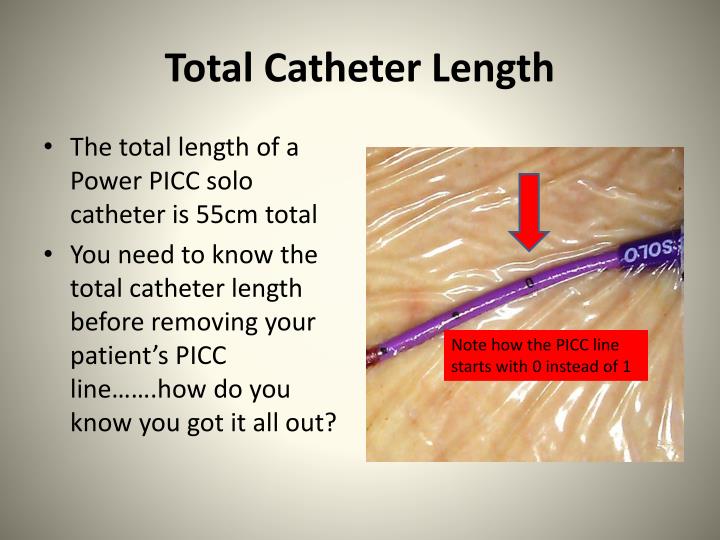 How To Measure Picc Line External Length