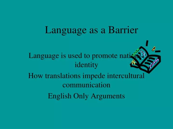 language barrier essay titles