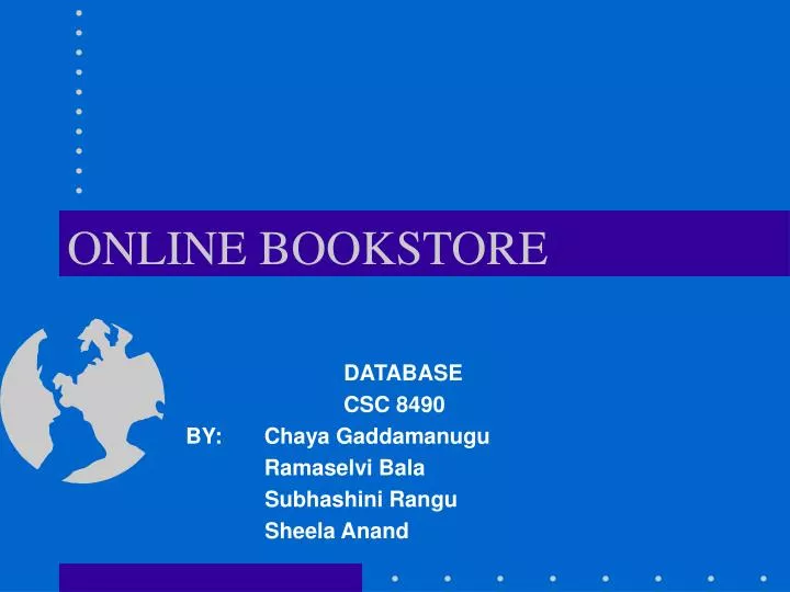 presentation on online book store