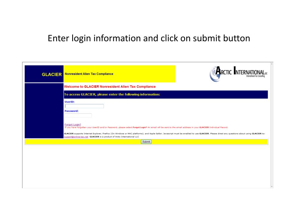 PPT Completing GLACIER Tax Prep (GTP) PowerPoint Presentation, free download ID6802172