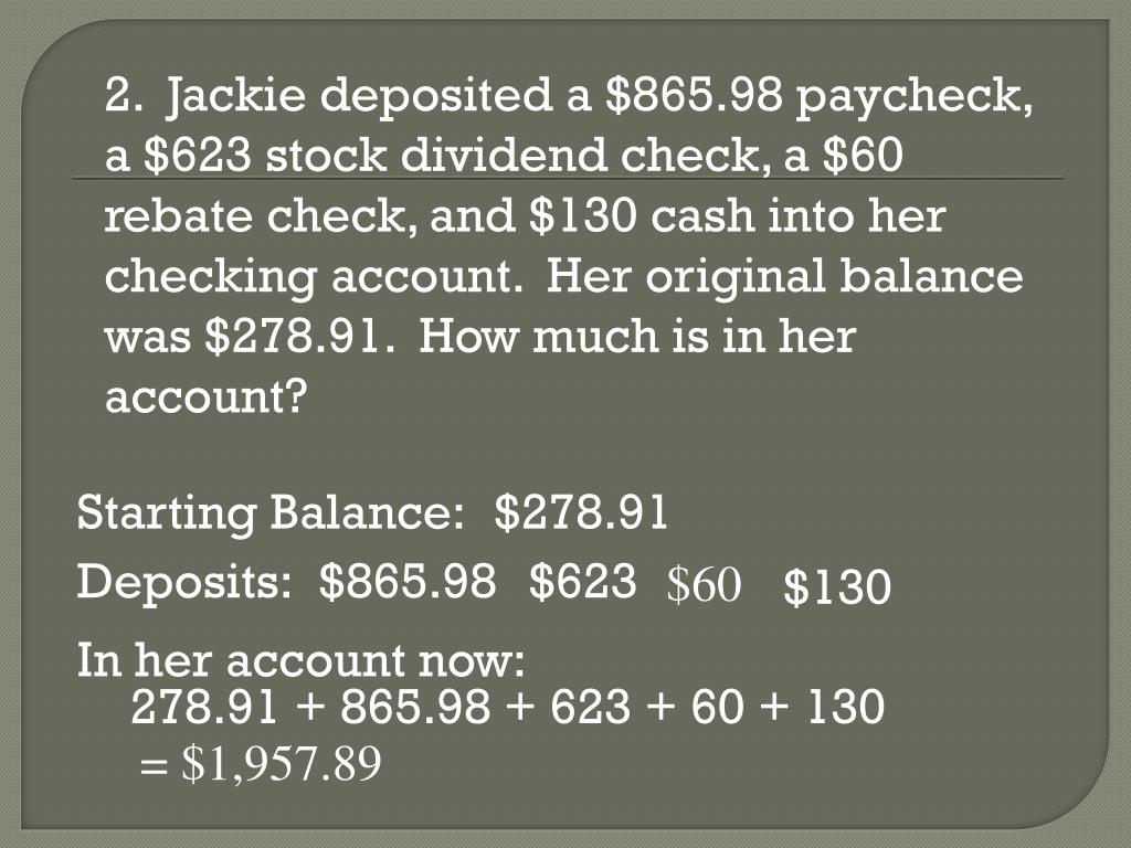 3.1 checking accounts assignment