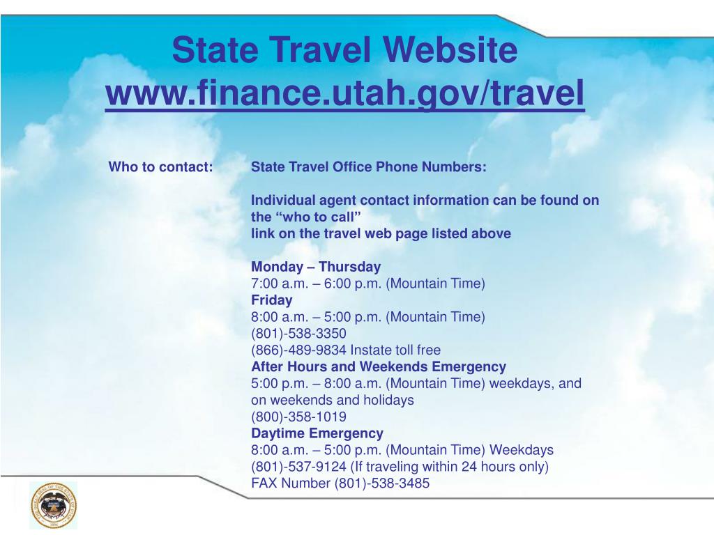 state travel office