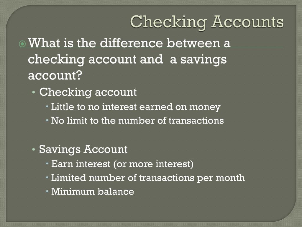 2.1.1 checking accounts assignment notes