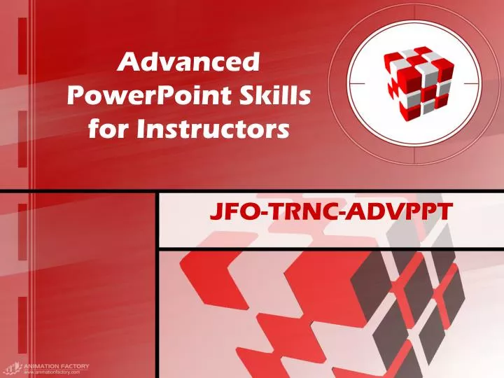 advanced powerpoint skills for instructors n.