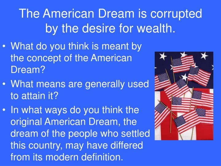 The American Dream The Dream Of Abundance