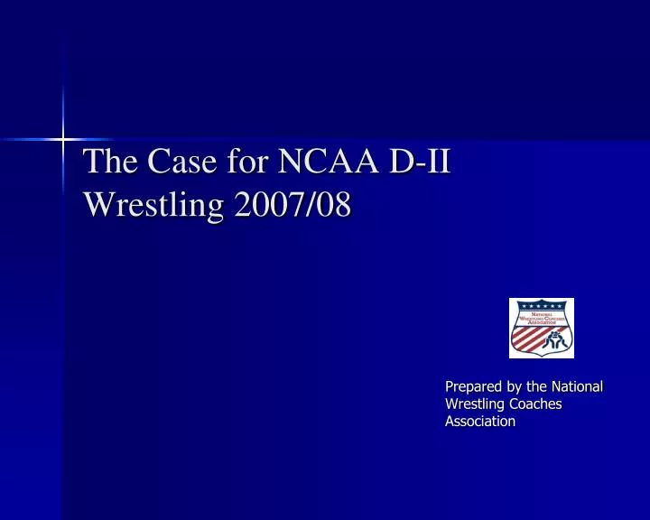 the case for ncaa d ii wrestling 2007 08 n.