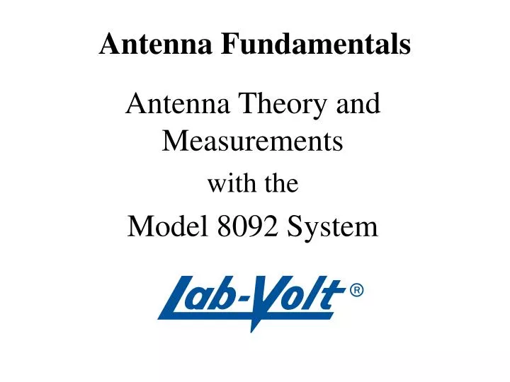 antenna fundamentals n.
