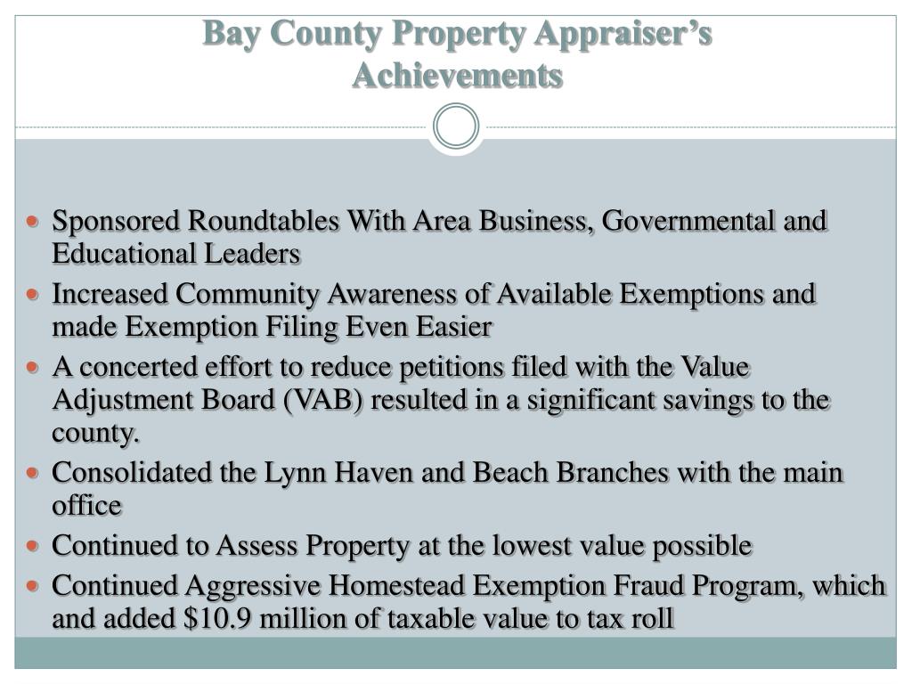 PPT Dan Sowell, CFA Property Appraiser PowerPoint