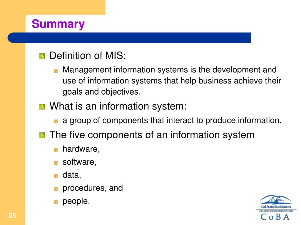 PPT - Introduction to Management Information Systems Chapter 1 MIS and You  PowerPoint Presentation - ID:6805386