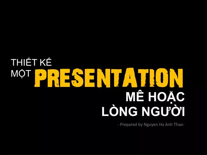 PPT - THIẾT KẾ MỘT PowerPoint Presentation, Free Download - ID:6806027