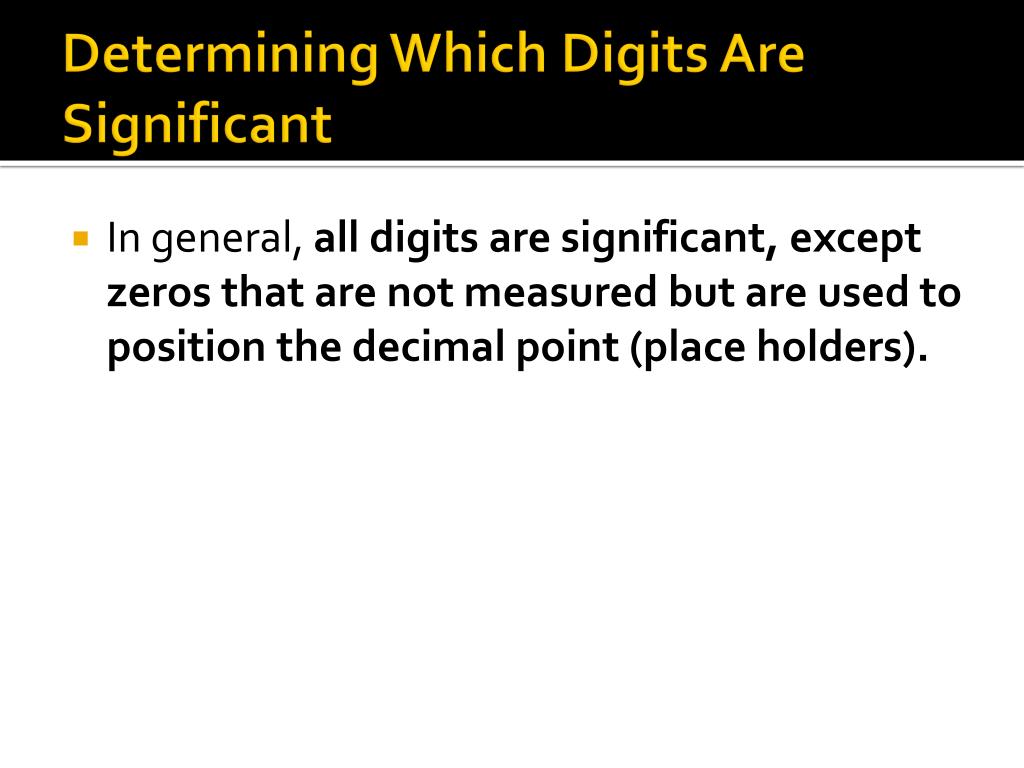 PPT - Unit 1: Uncertainty in Measurement: Significant Figures