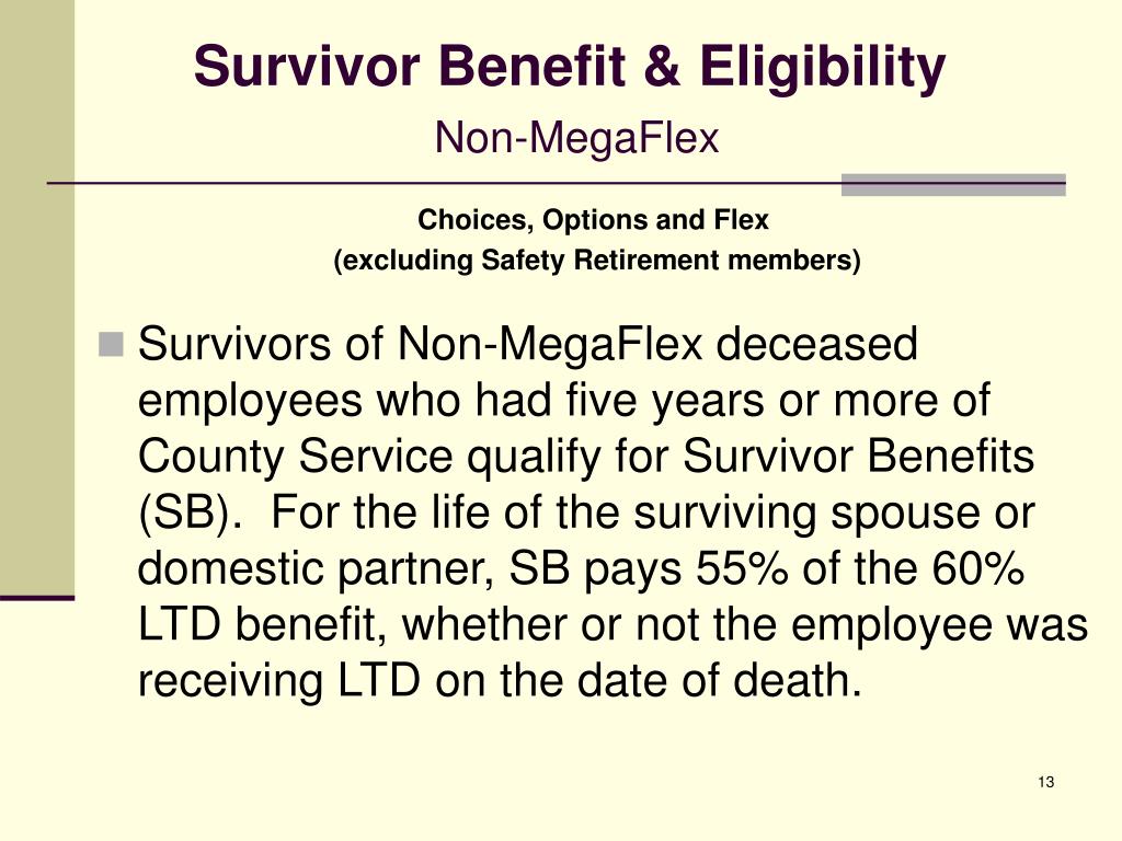 PPT LONGTERM DISABILITY AND SURVIVOR BENEFIT PLAN PowerPoint
