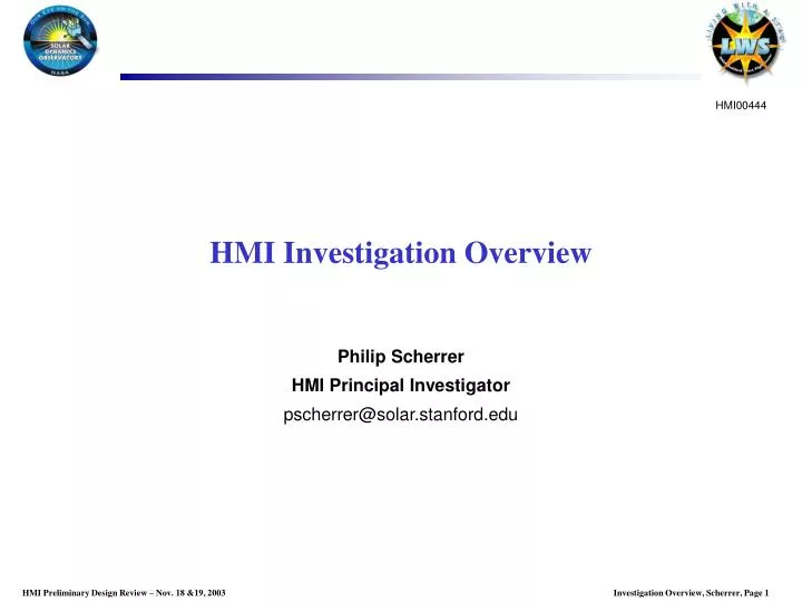 hmi investigation overview n.
