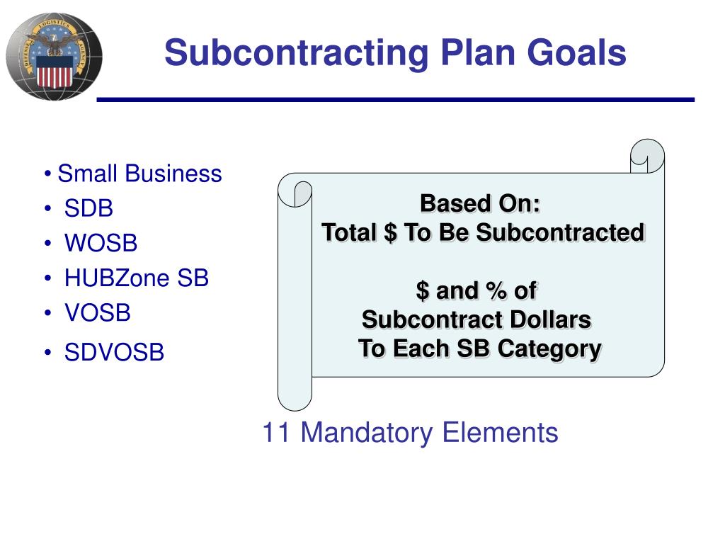 PPT Subcontracting Opportunities & DoD Mentor Protégé Program