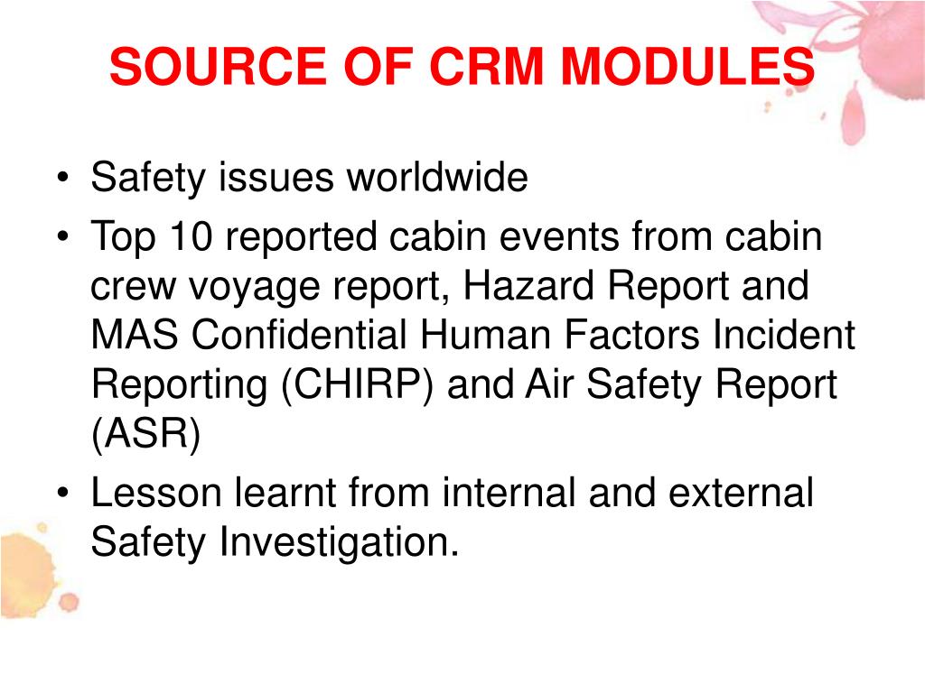 Ppt Cabin Crew Human Factors Training In Malaysia Airlines