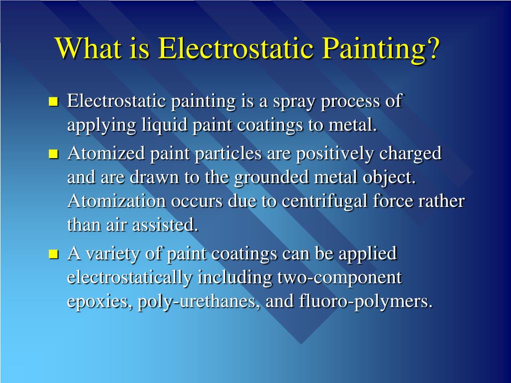 PPT The Nation’s Largest Electrostatic Painting Company PowerPoint